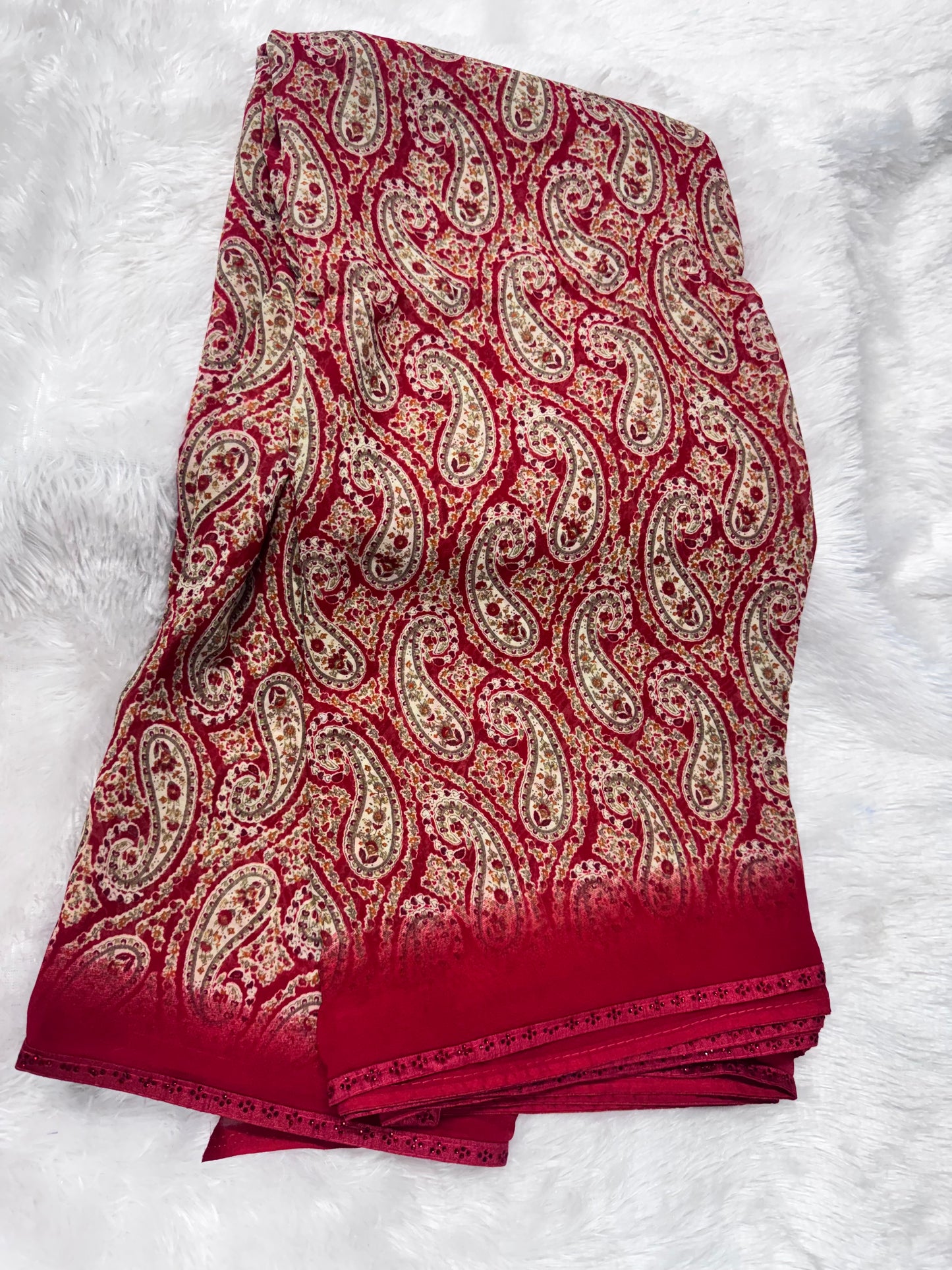 Georget fancy saree-SR1260