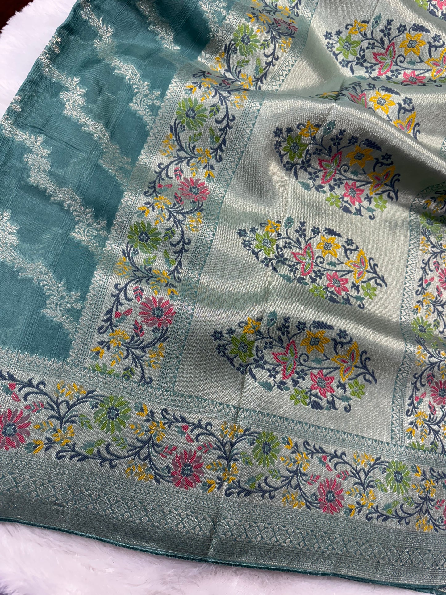 Pure Munga Tassar Paithani-SR1082B