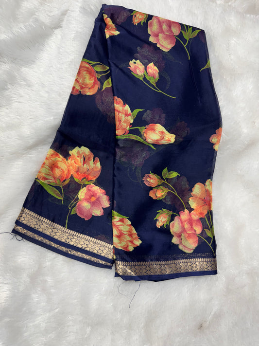 Chinnon digital print saree-Sr1210G