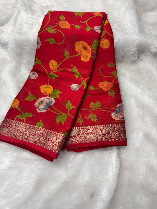 Chinnon floral saree-SR1229i