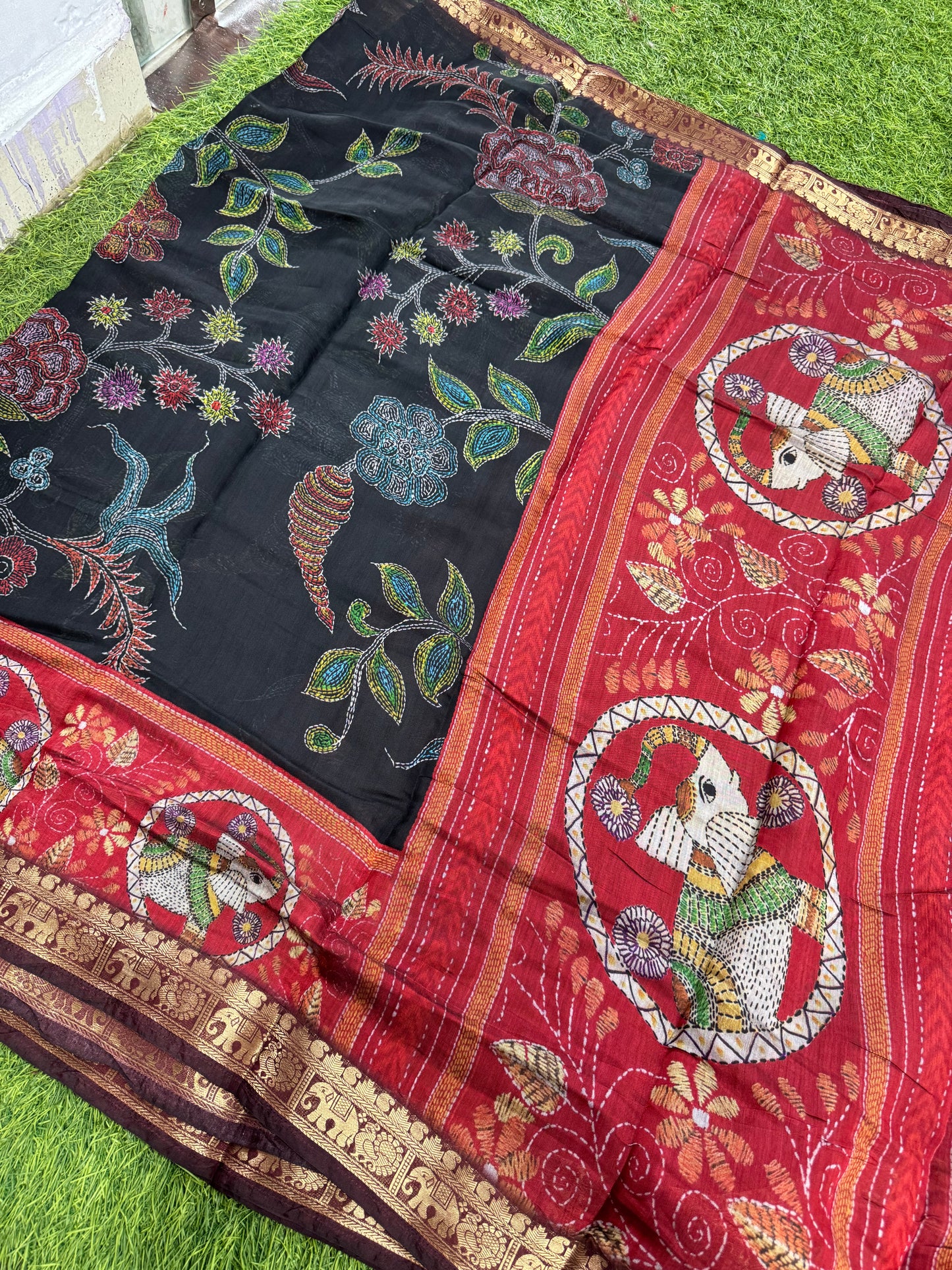 Viscose mushru silk saree-SR1109C