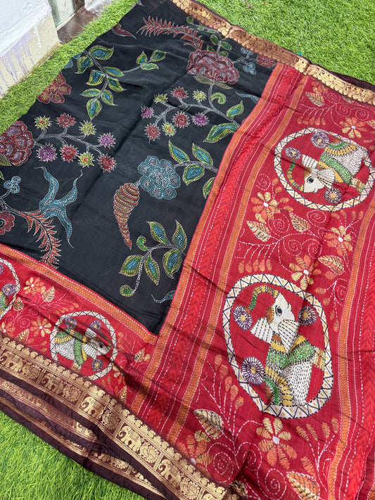 Viscose mushru silk saree-SR1109C