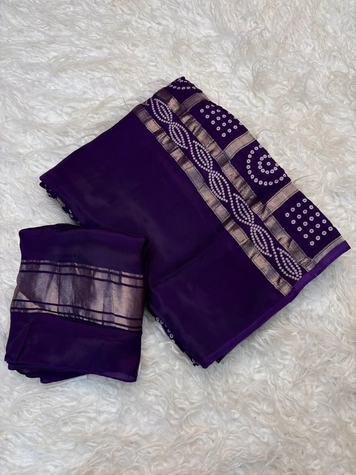 Crepe silk fancy saree-SR1296D