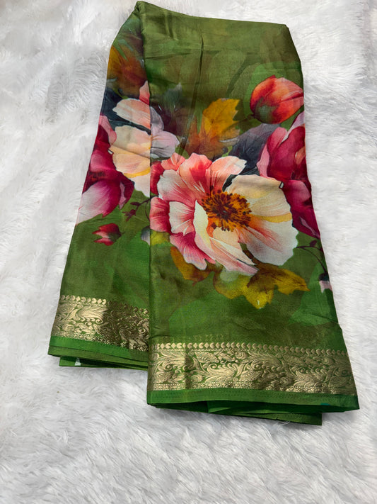 Chinnon digital print saree-SR1209H
