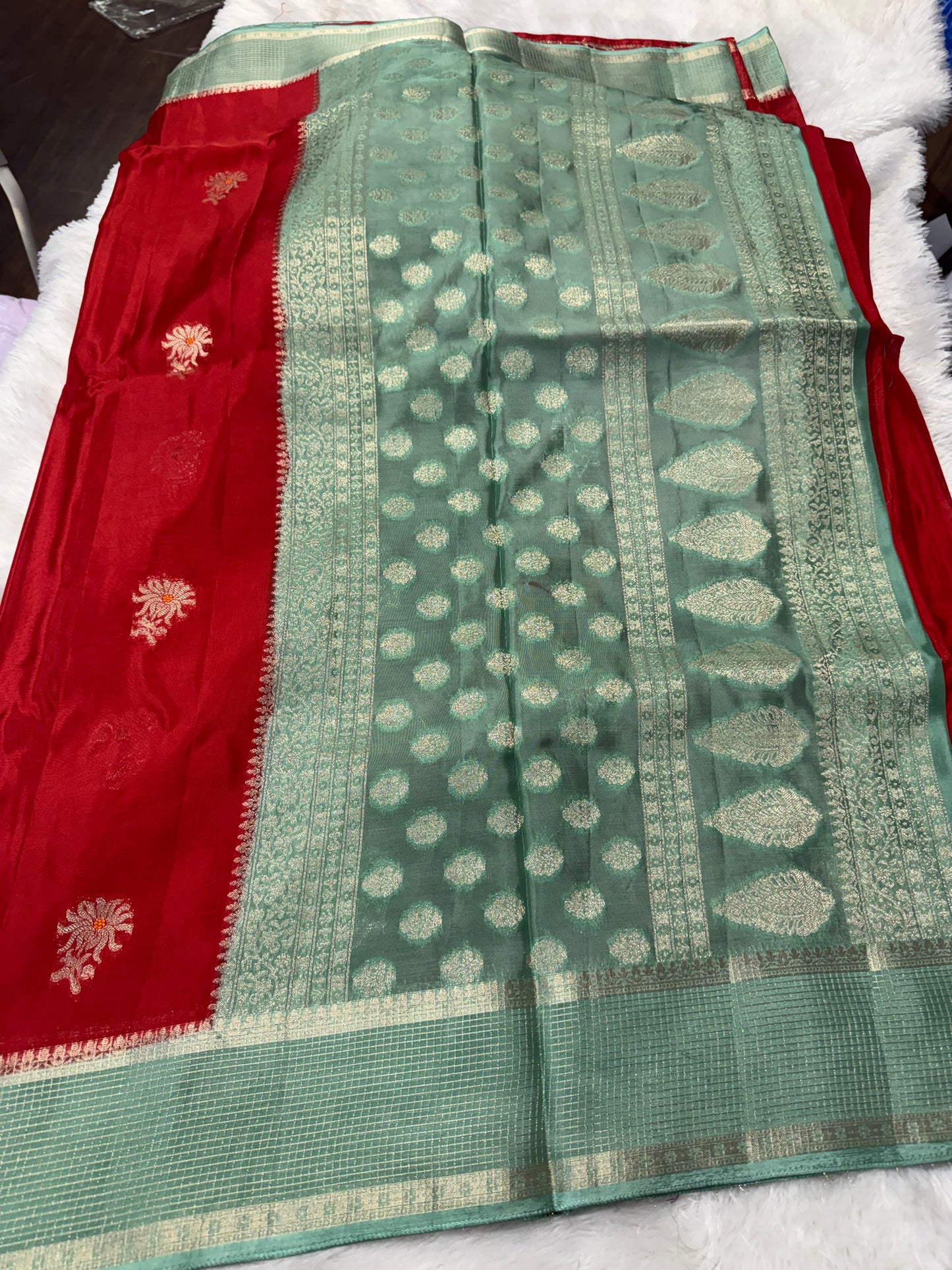 Russian silk saree-SR1246