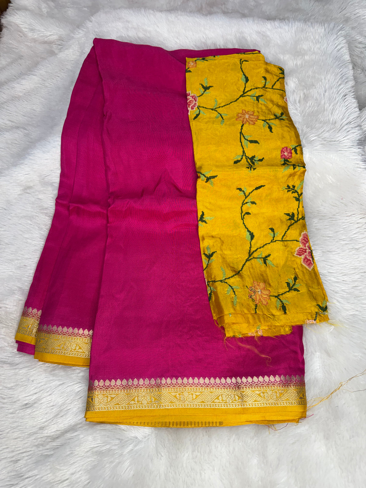 Mysore crepe saree-SR1341C
