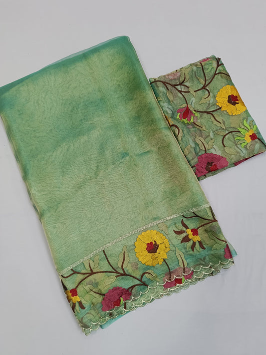 Banarasi tissue petite point-SR1092B