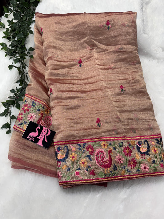 Tissue Georget saree-SR1054A