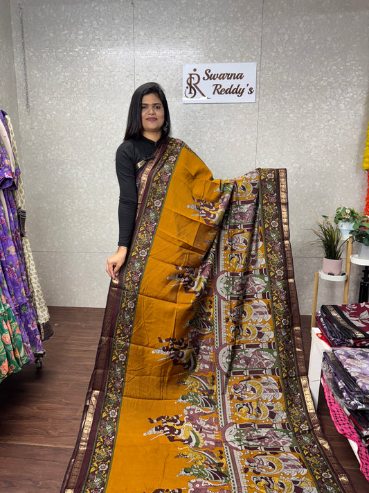 Kalamkari Saree-SR1010A