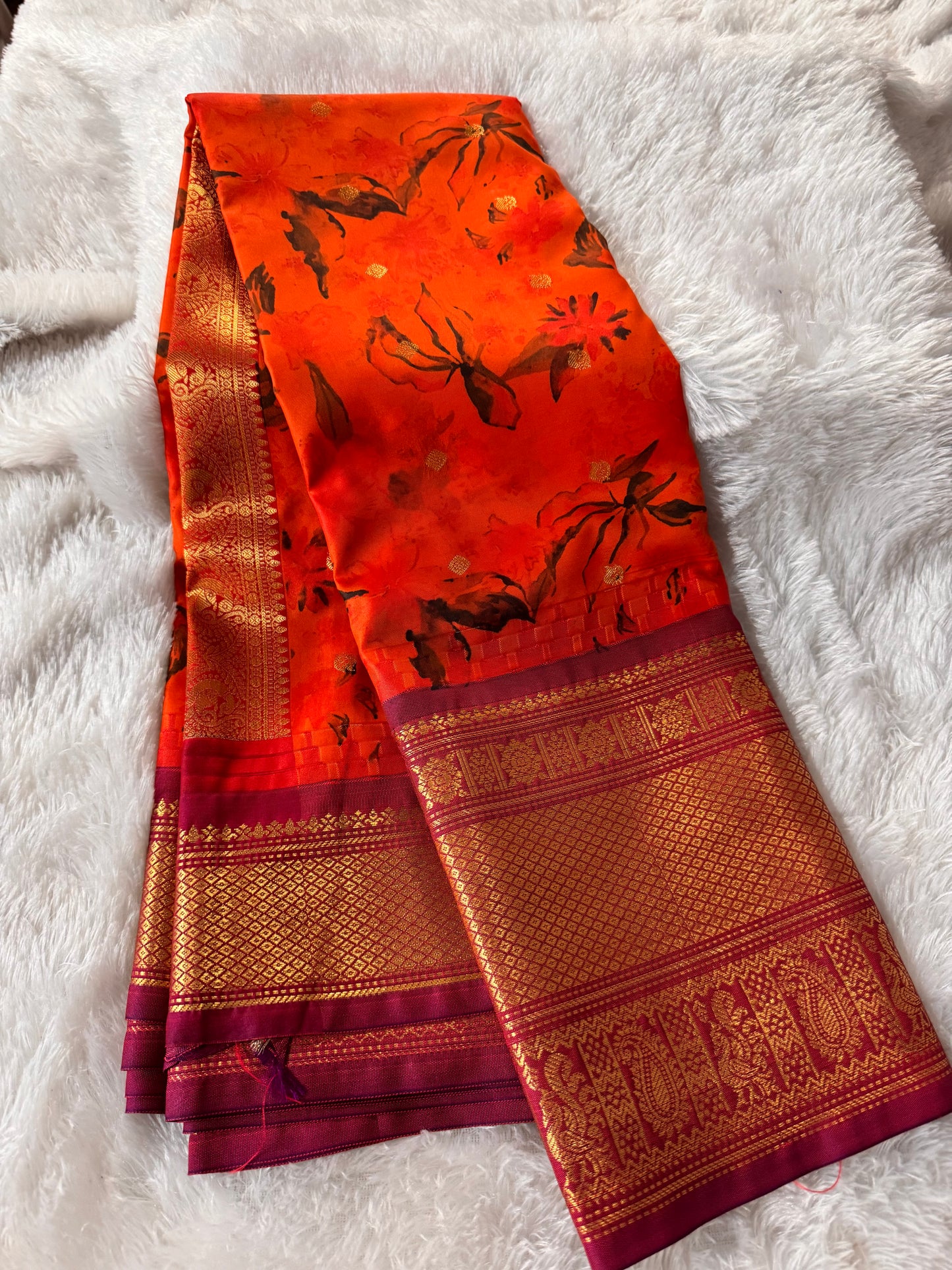 Digital Gadwal saree-SR1279B
