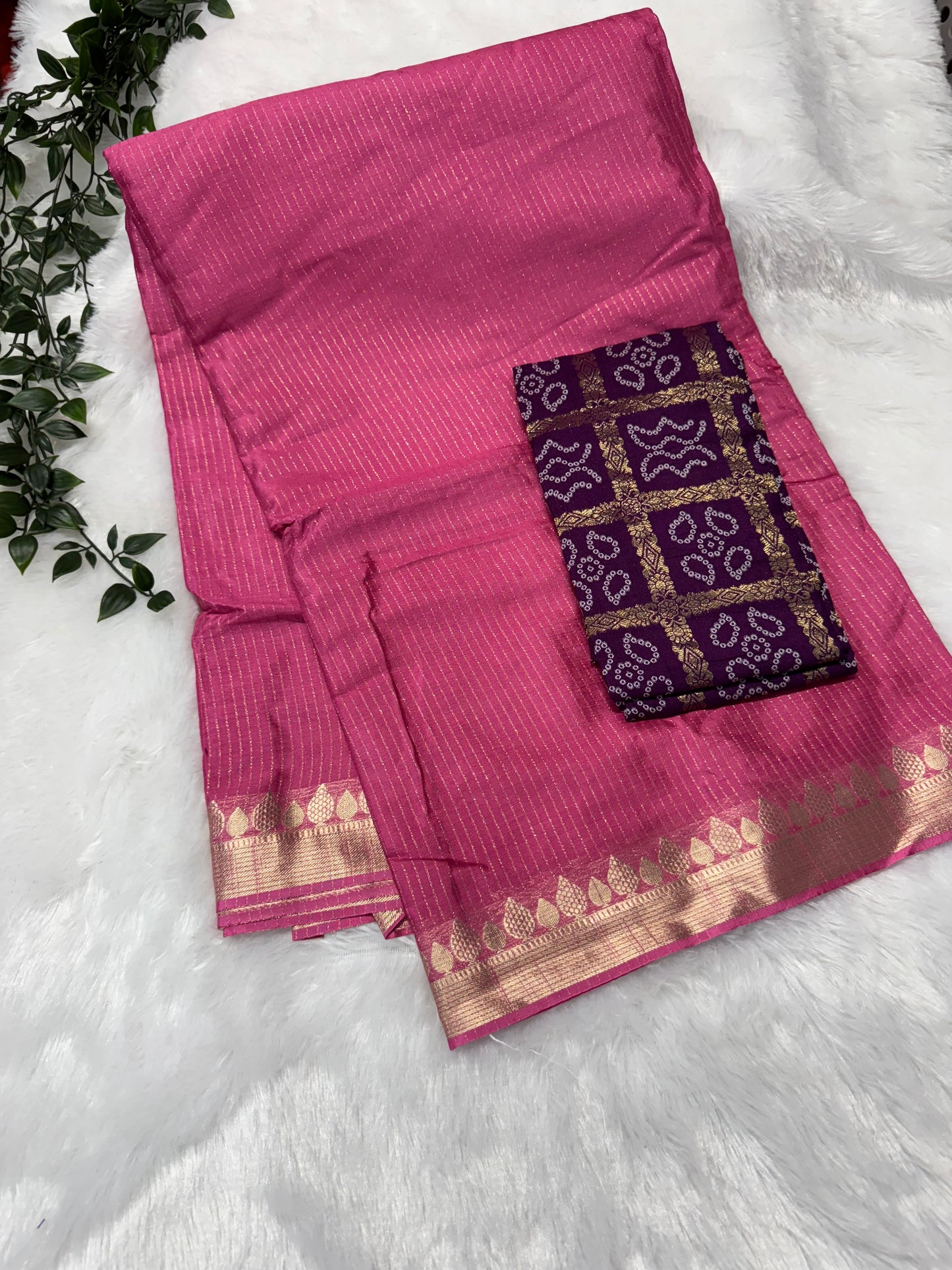 Pure Chinnon crepe silk saree-SR1027D