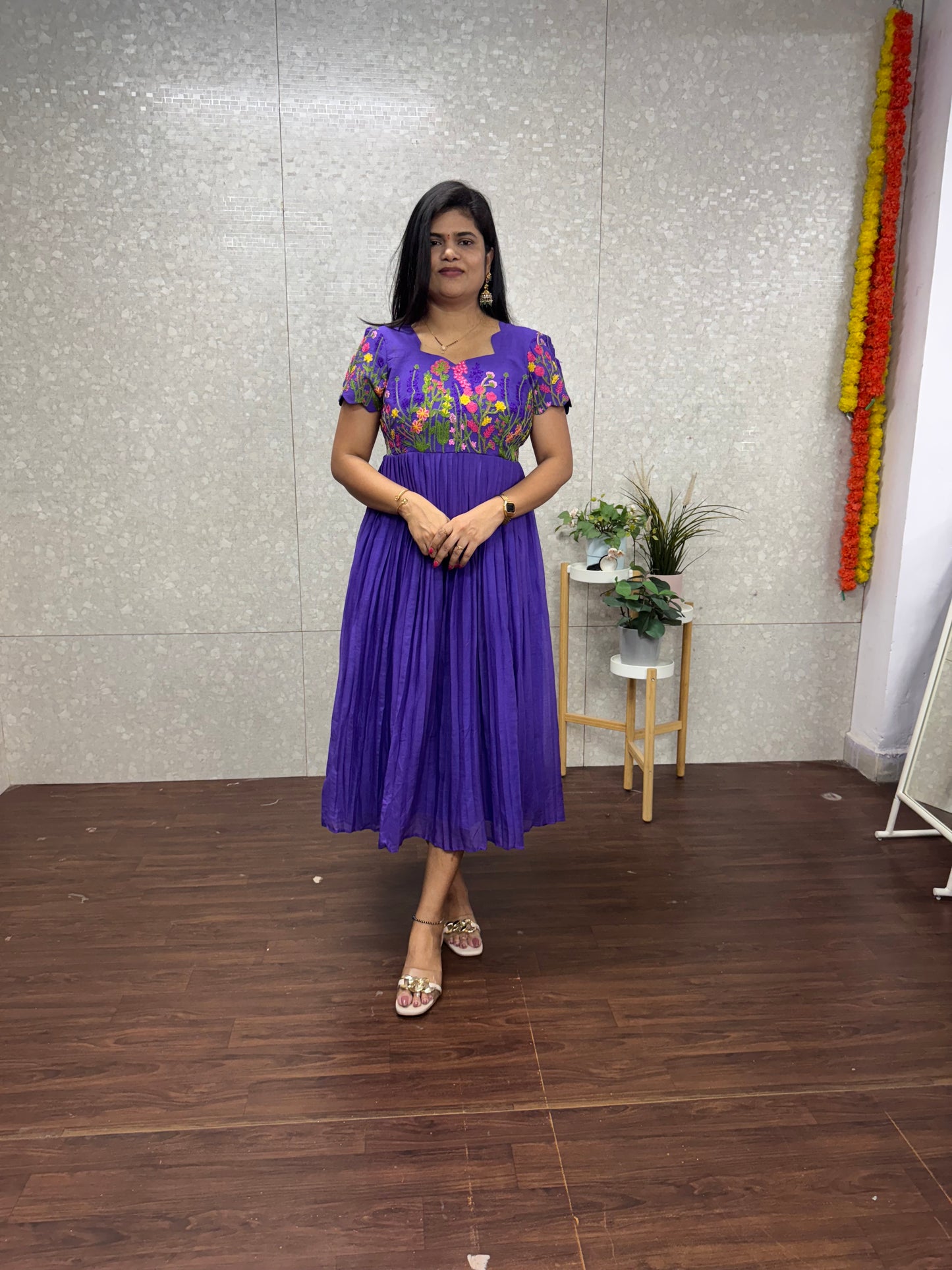Mulcotton frock -SRF1020B