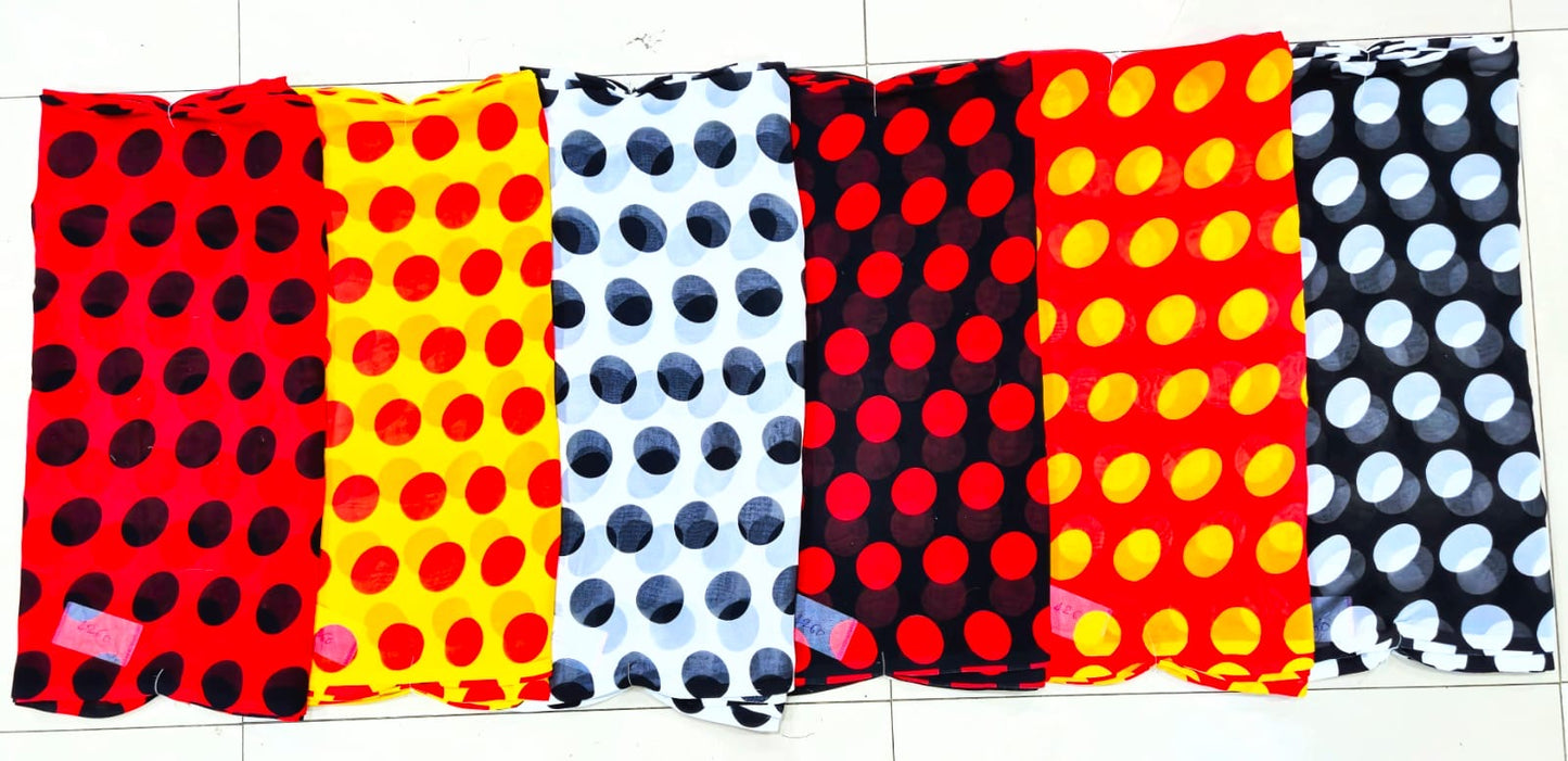 Georget polka dot saree-SRF1221