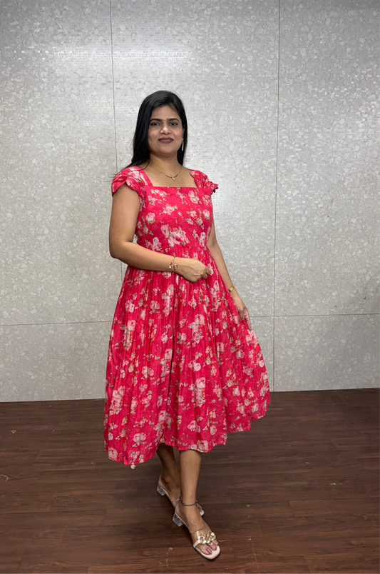 Mulmul cotton frocks-SRF1010B