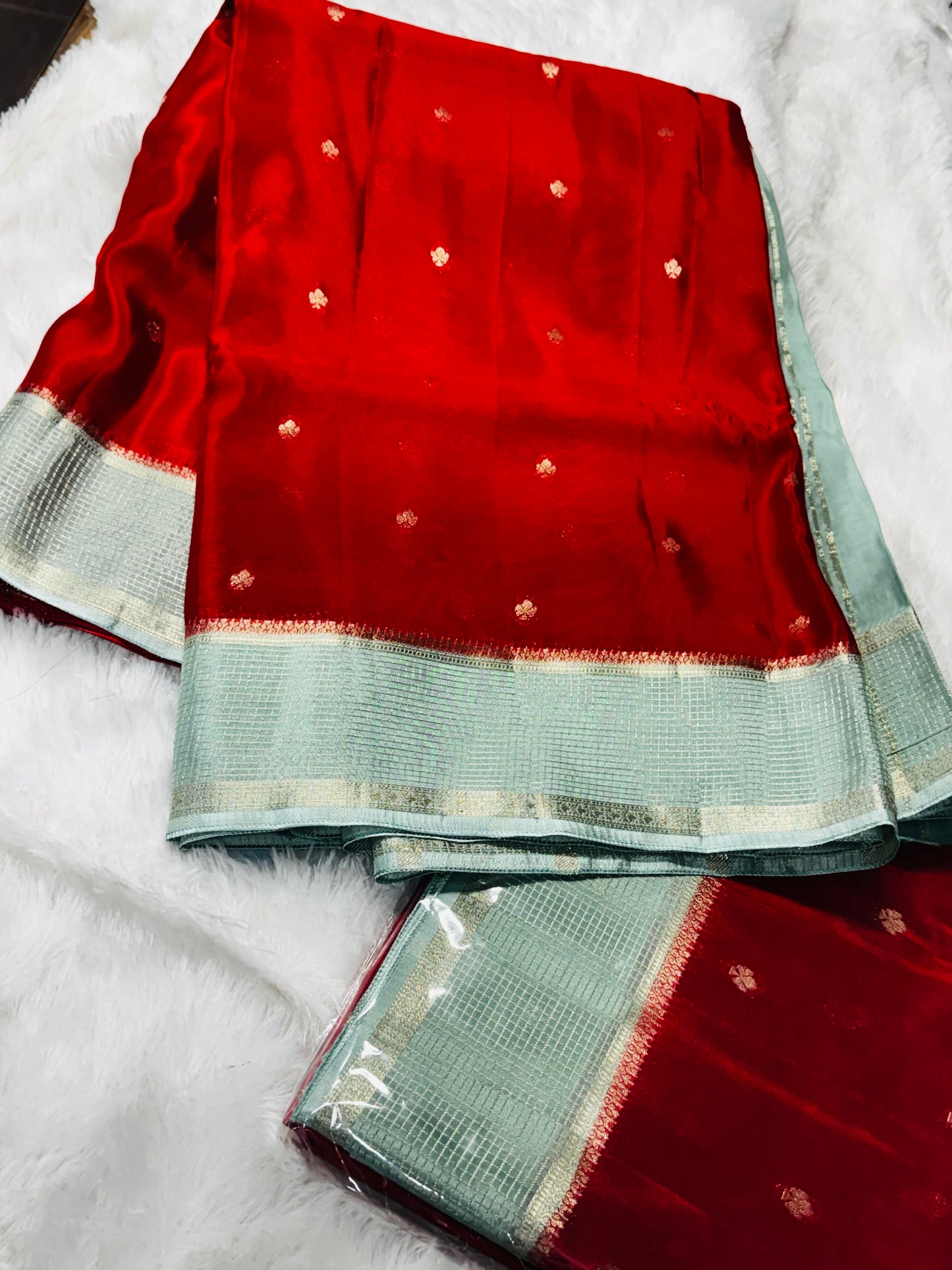 Russian silk saree-SR1240