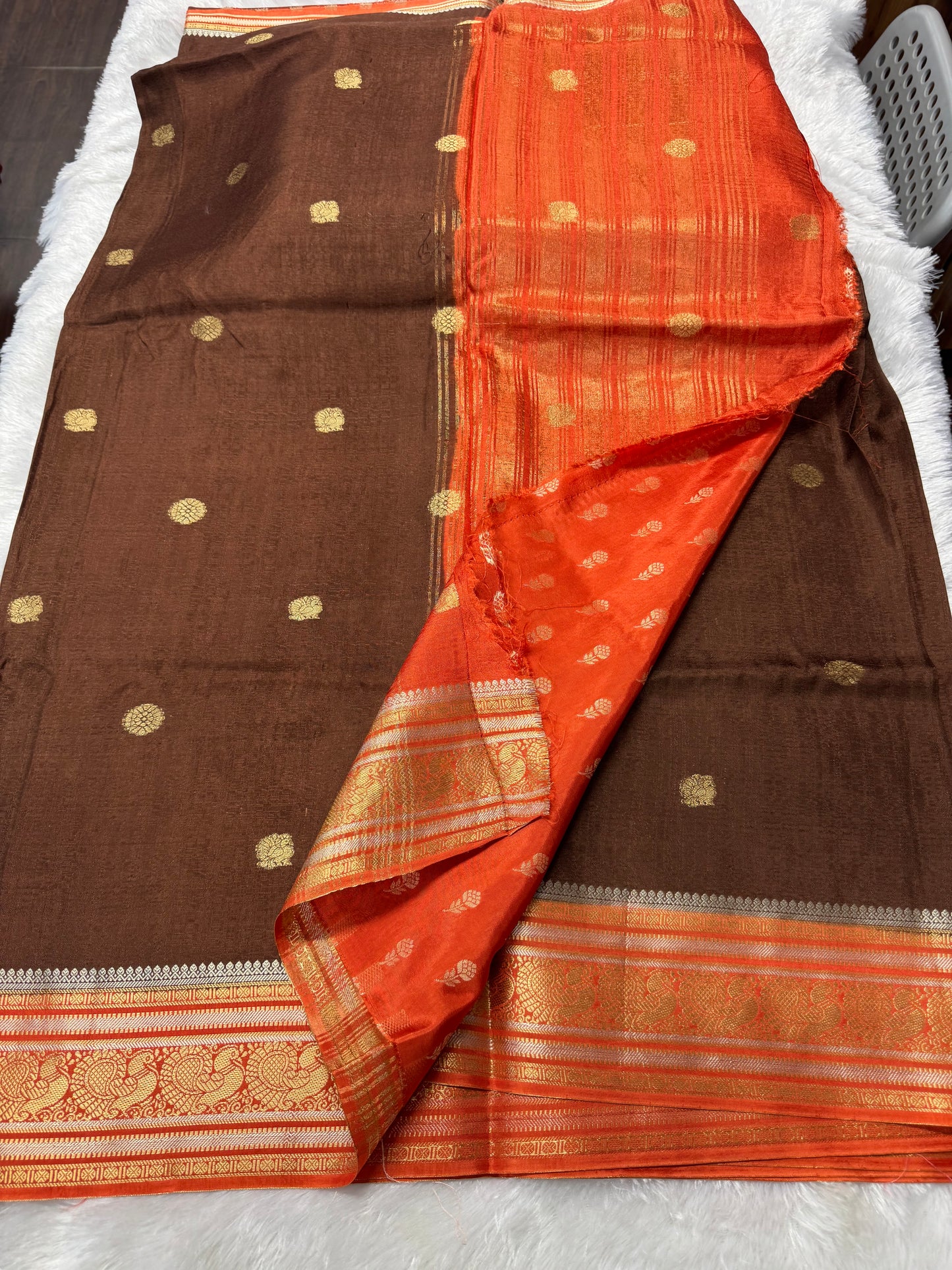 Vintage Mango silk  saree-SR1230A