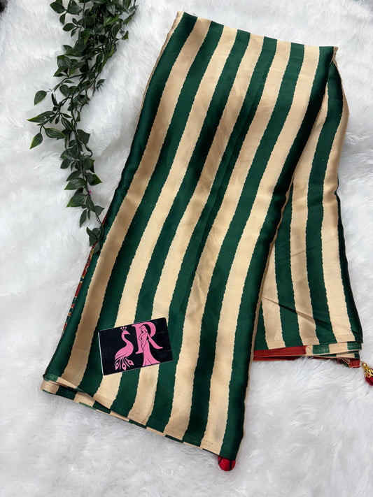 Ajrakh saree-SR1059B