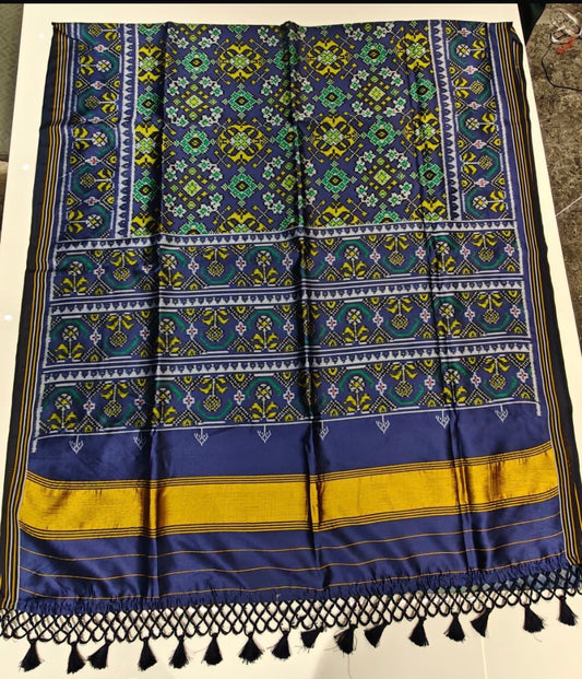 Spun silk Patola saree-SR1183K