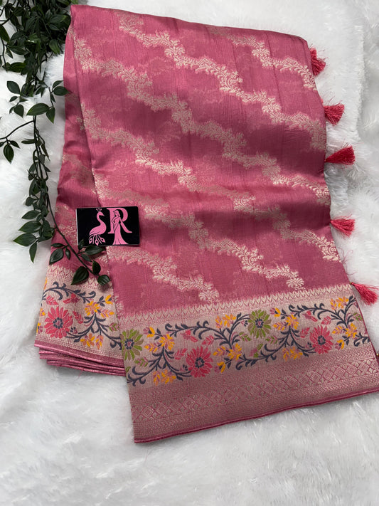 Pure Munga Tassar Paithani-SR1082D