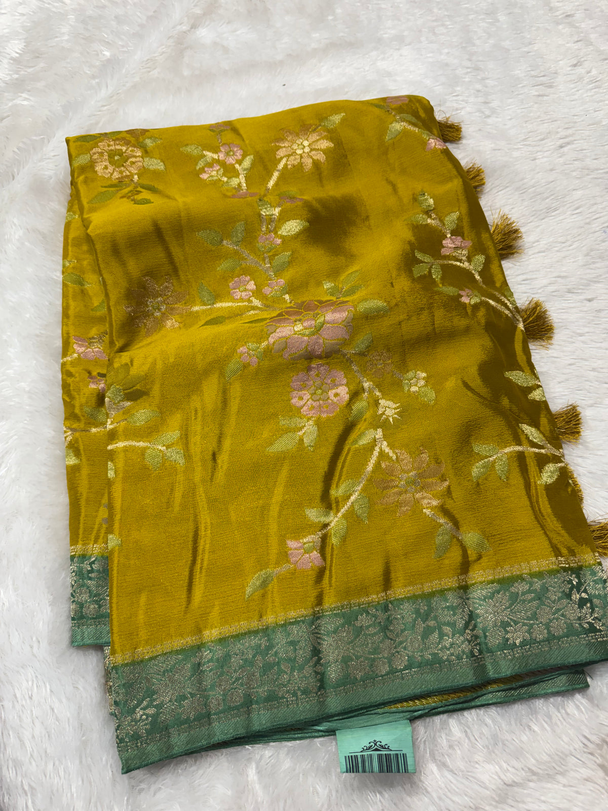 Banarasi khaddi chiffon saree-SR1315