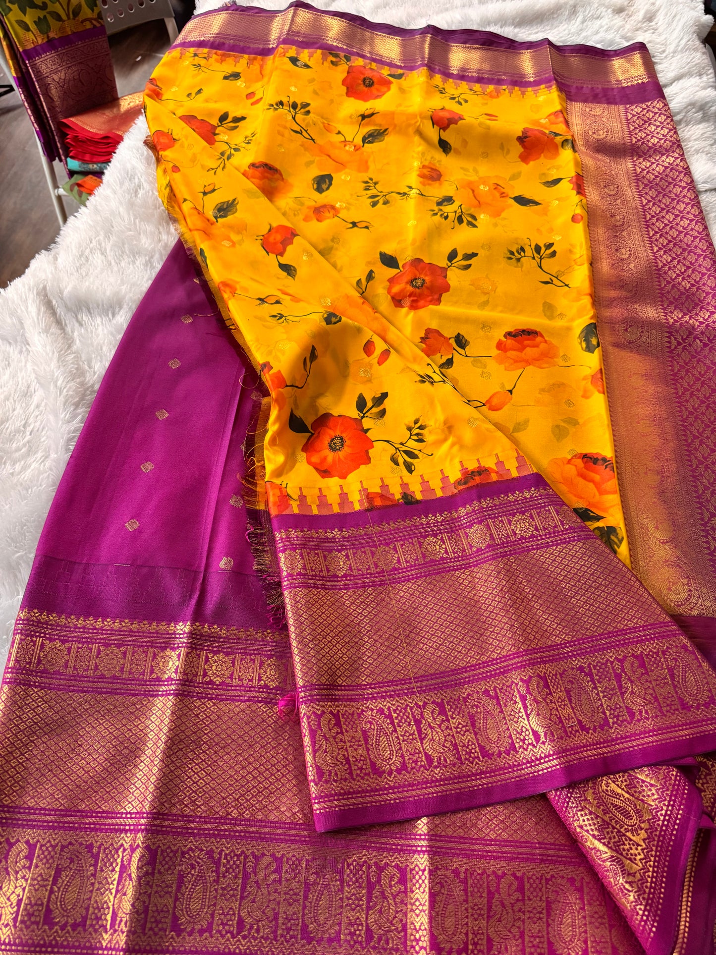 Digital Gadwal saree-SR1279I