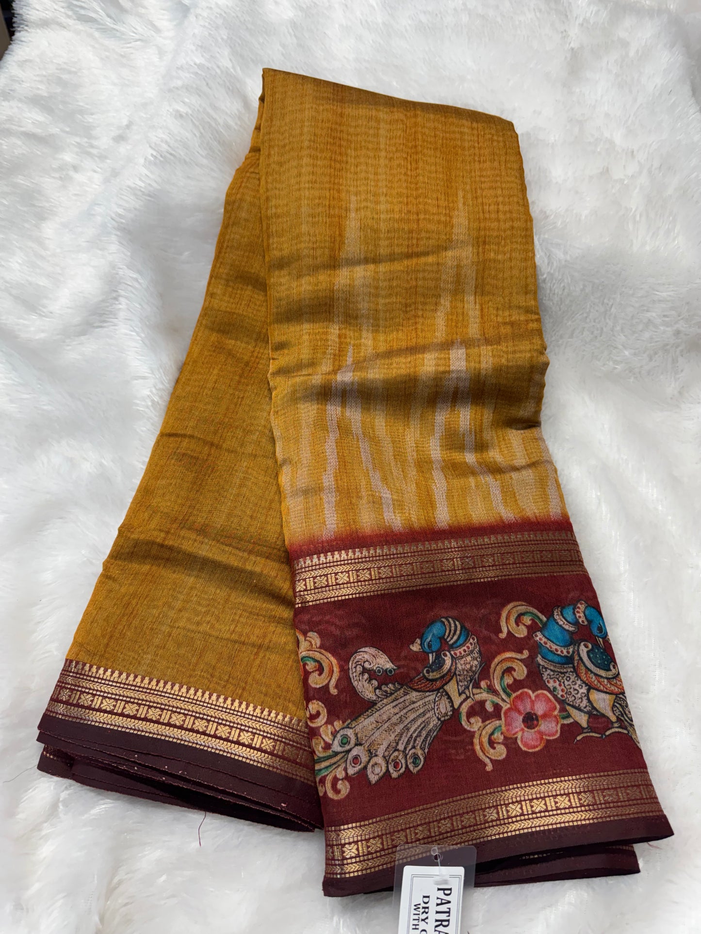 Mushru silk Kalamkari -SR1216B
