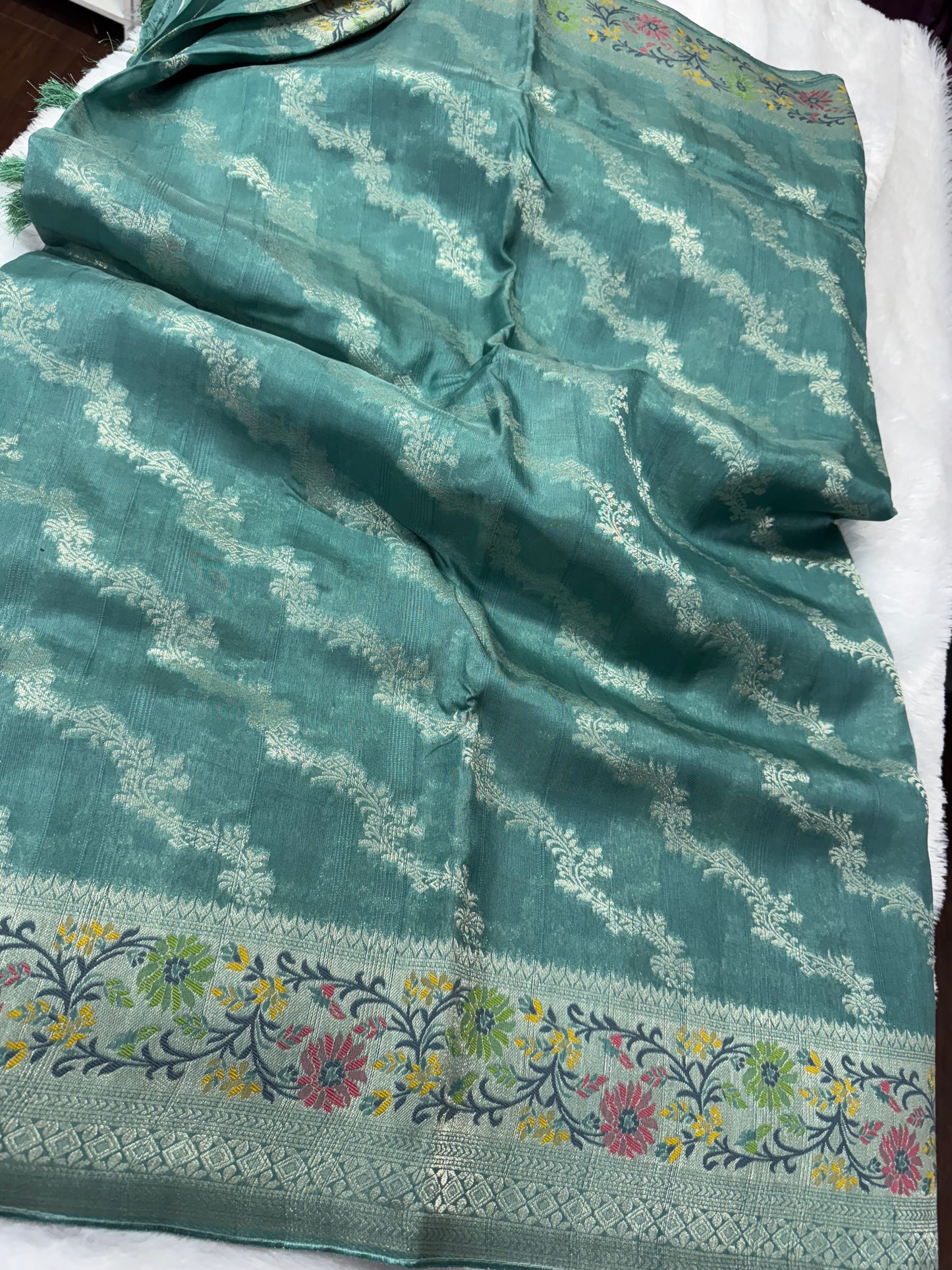 Pure Munga Tassar Paithani-SR1082B