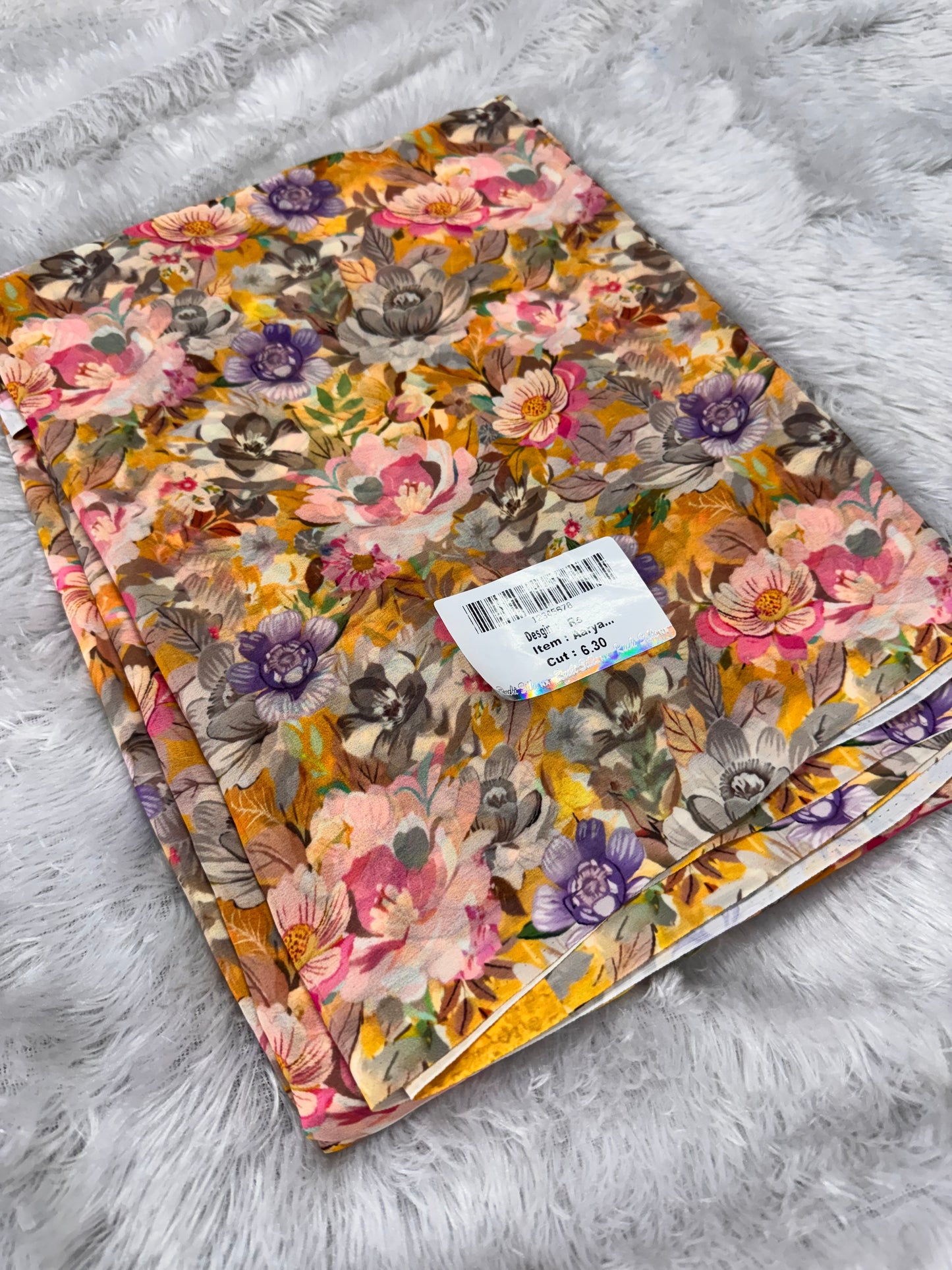 Georget digital print sarees-SR1272V
