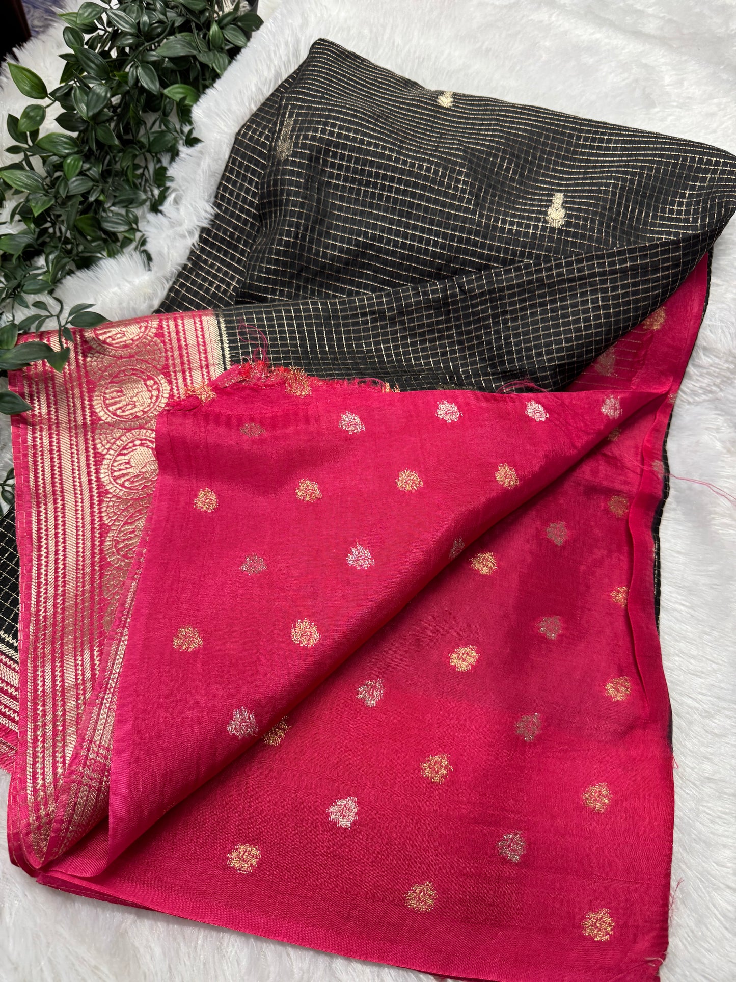 Vintage checks Mysore Georget -SR1174K