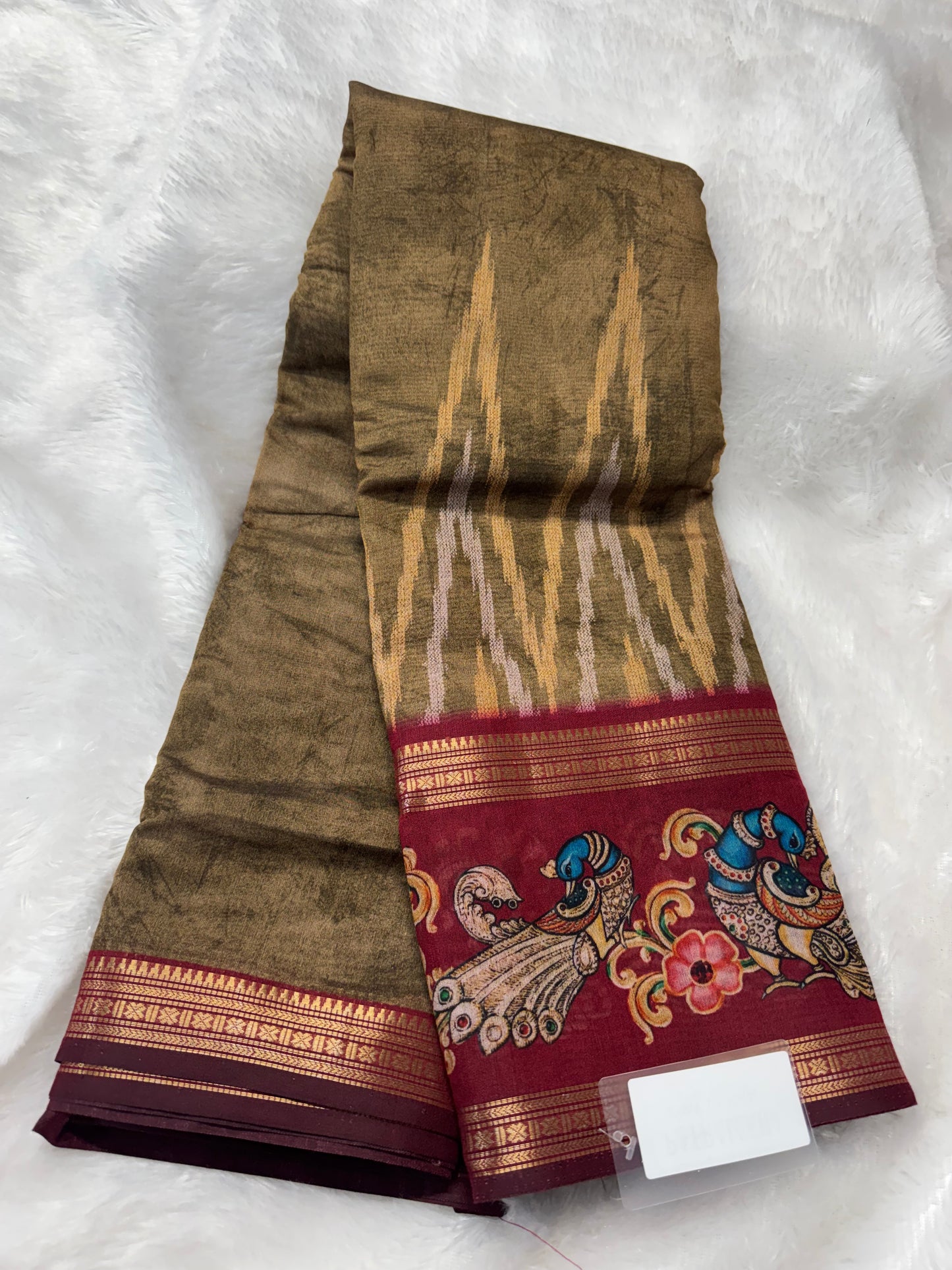 Mushru silk Kalamkari-SR1216F