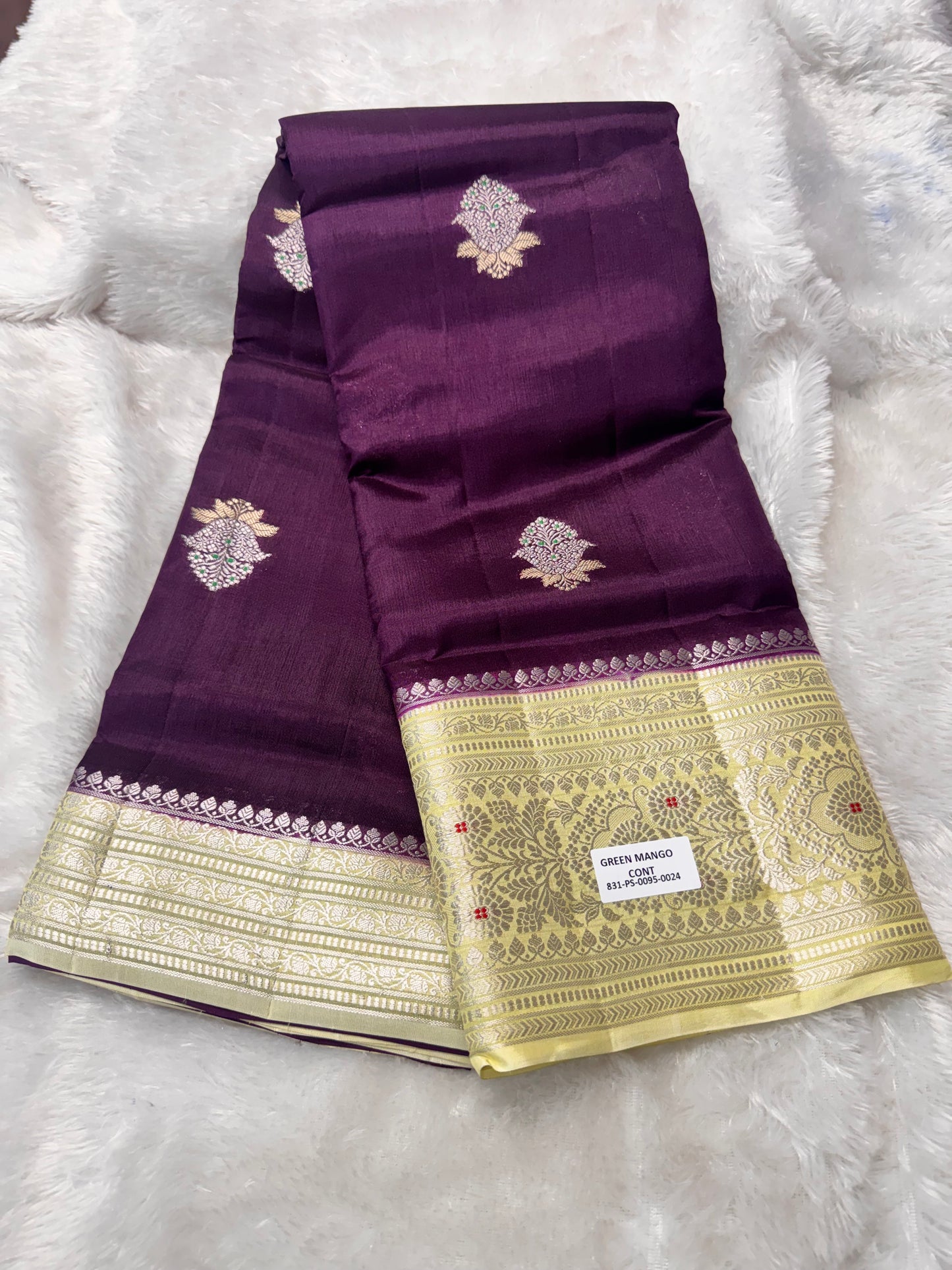 Green mango saree-SR1284I