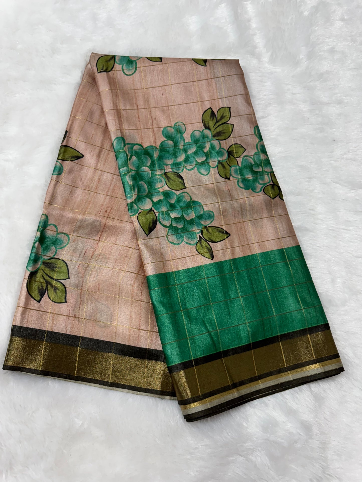 Korean Tassar Saree