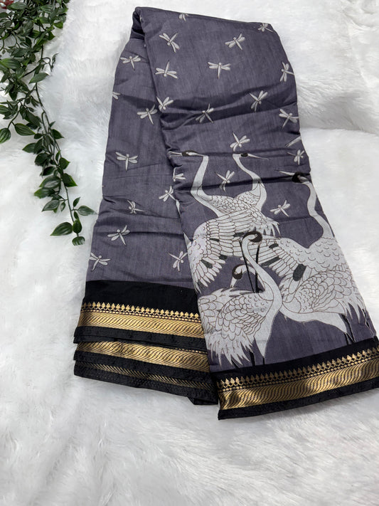 Chanderi saree-SR1017E