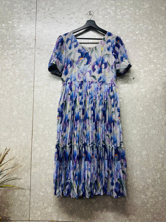 Chiffon frock -SRF1057G