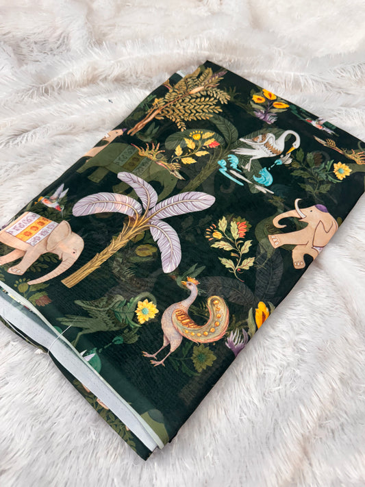 Georget digital print sarees-SR1272H