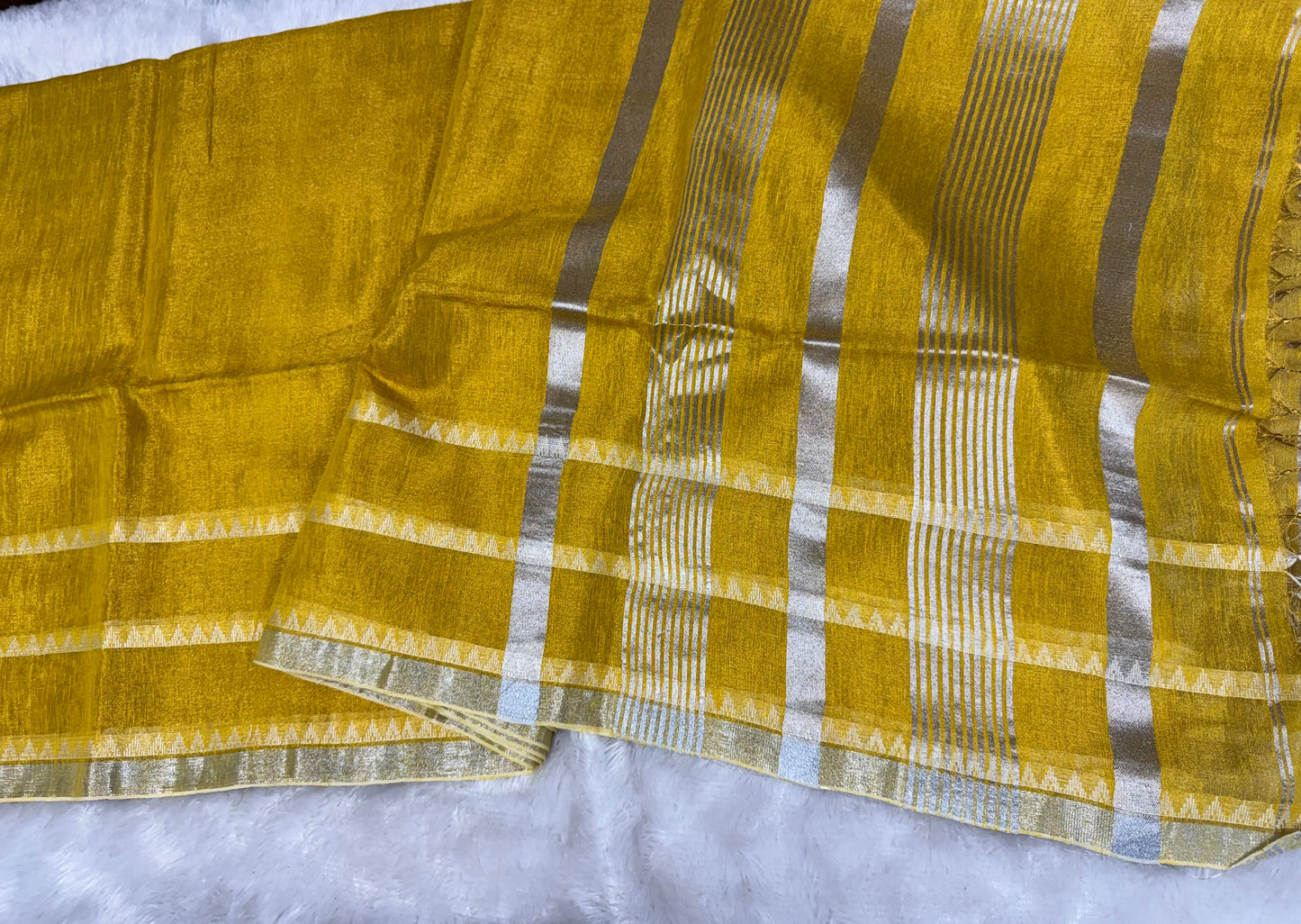 Linen tissue saree-SR1205D