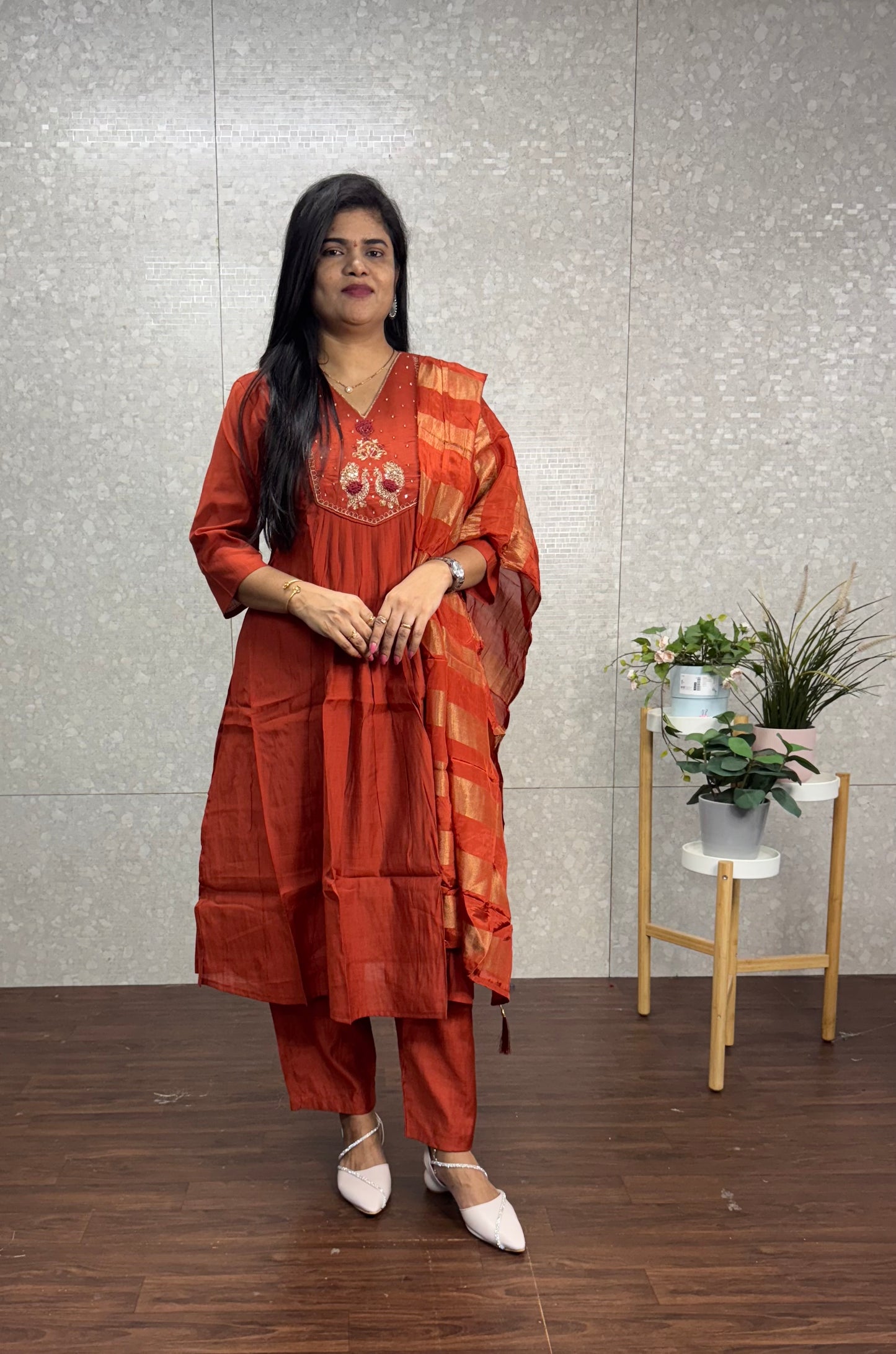 Pure mulchanderi suits-SRM001