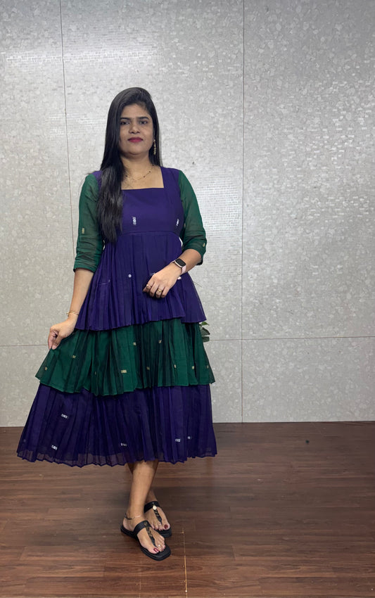 Narayanpet frock-SRF1047E