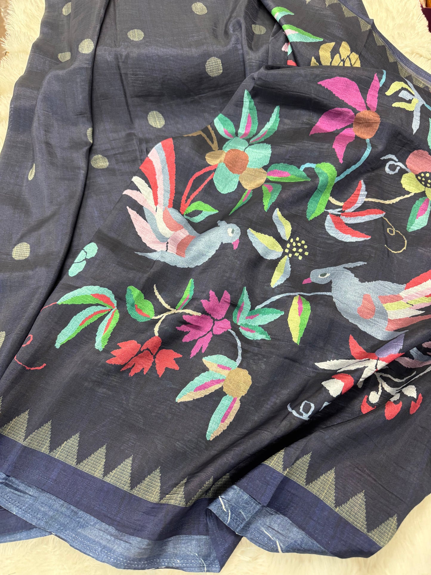 Tassar crepe silk -SR1180M