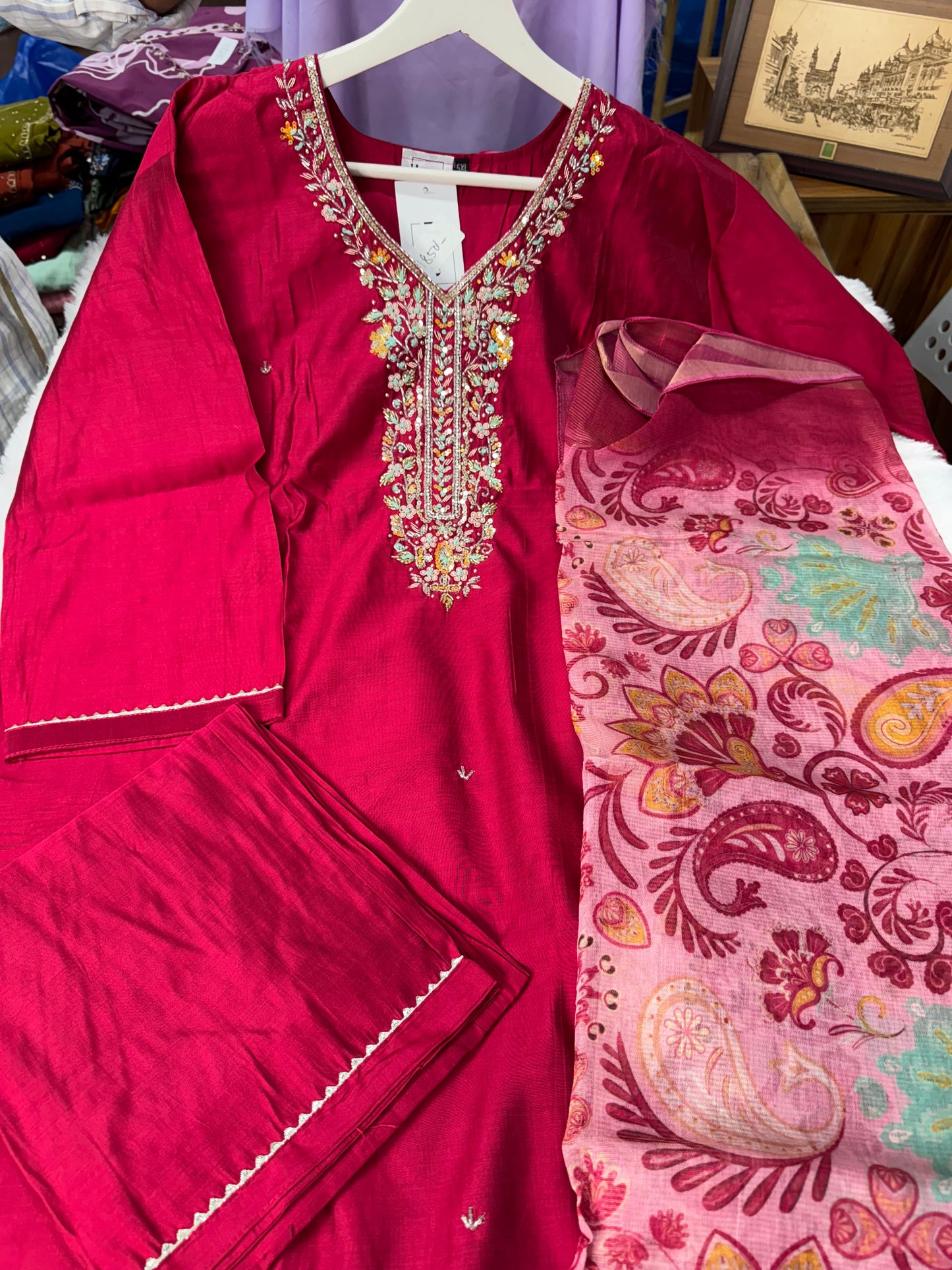 Premium Vatican silk suit-SRSP006