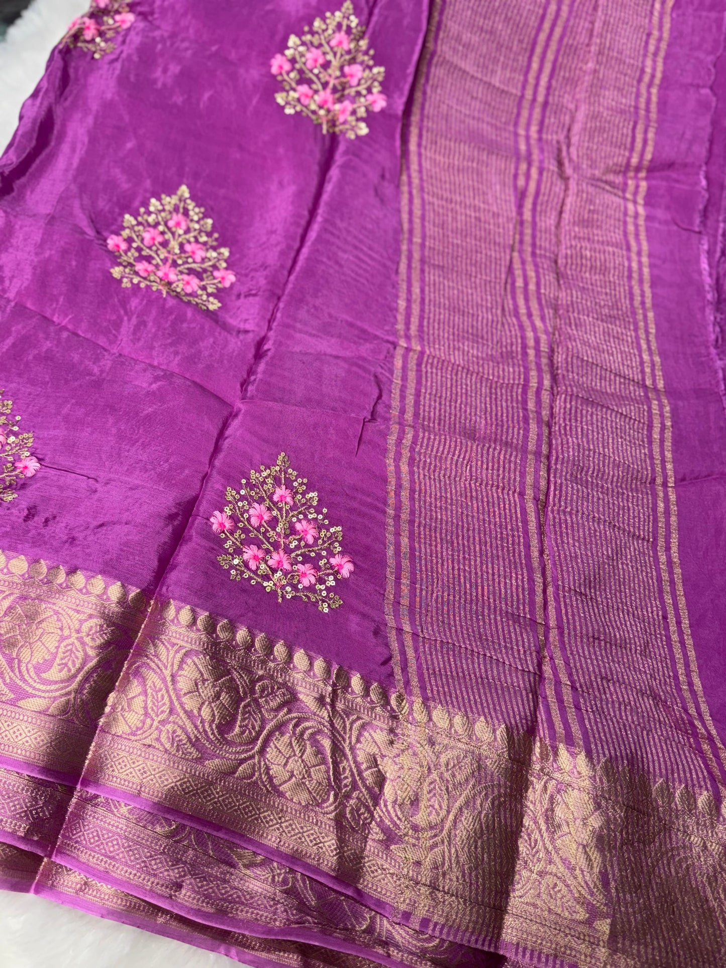 Russian silk saree-SR1097C