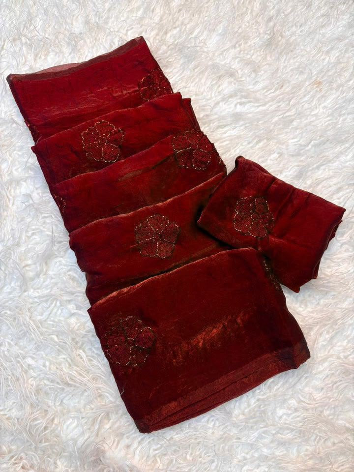 Space silk sarees-SR1307