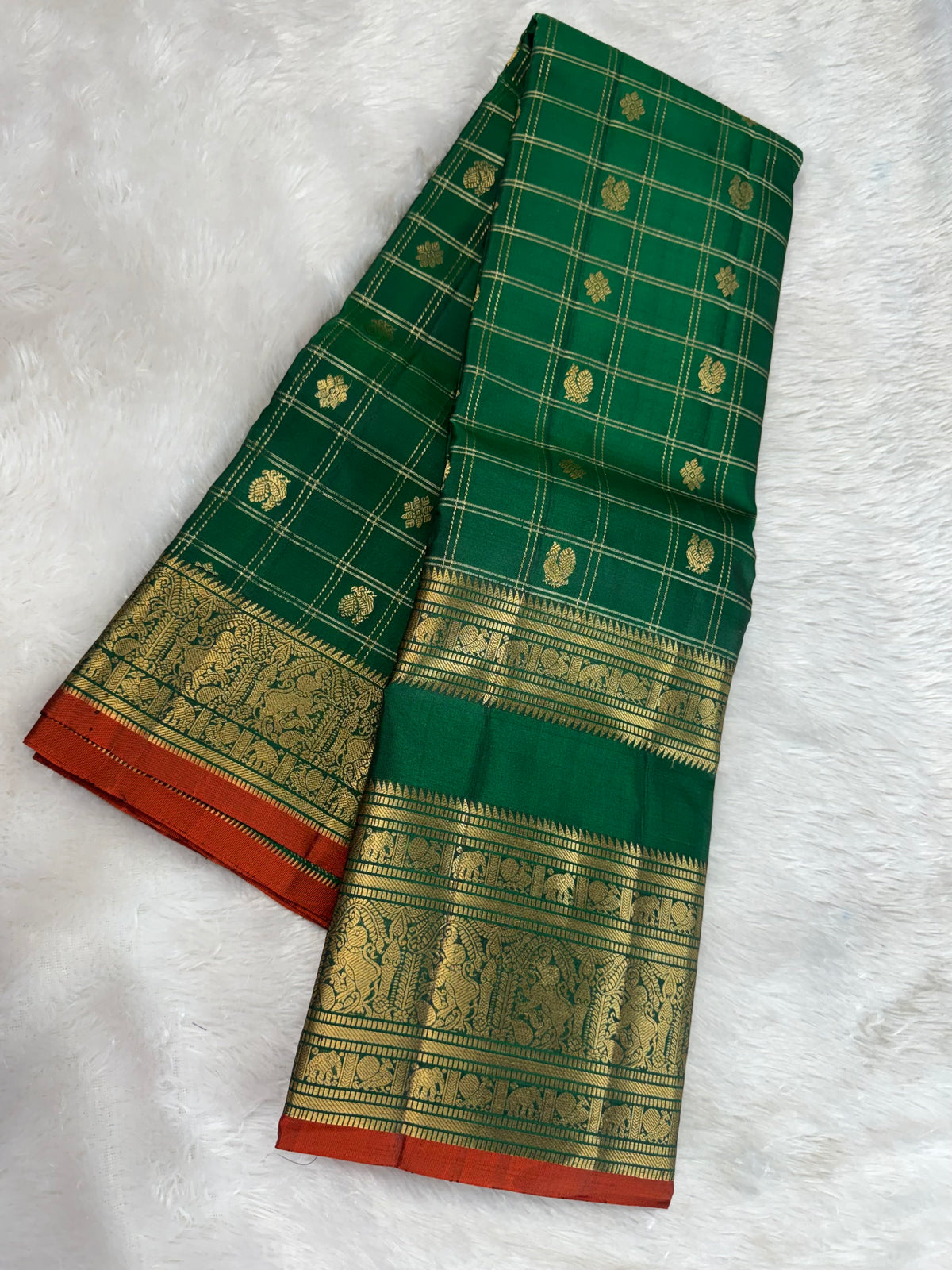 Handloom Kanchipattu saree-SRKP1