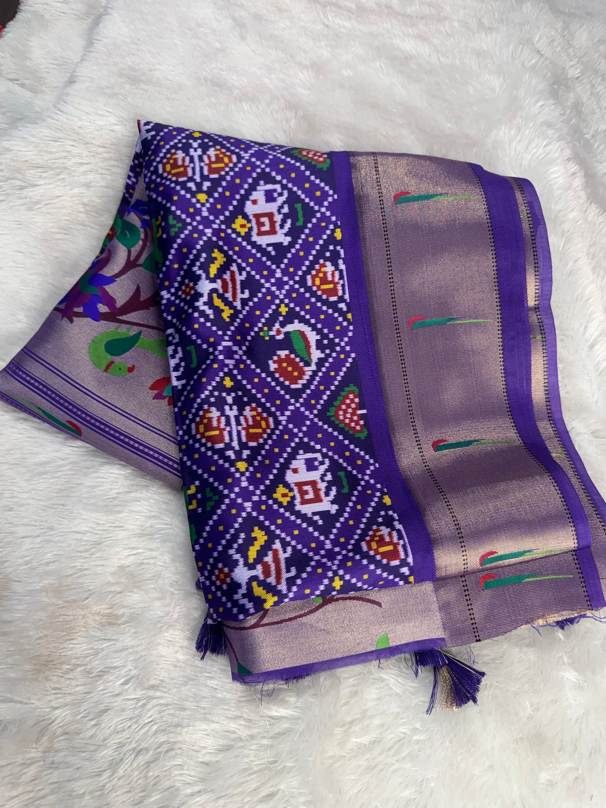 Patola paithani fusion saree-SR1324F