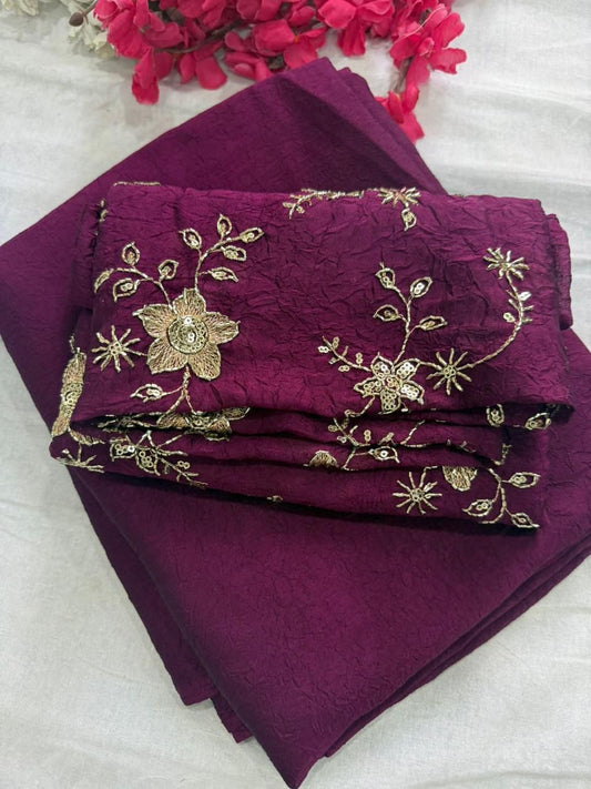 Rangoli crush saree-SR1213C