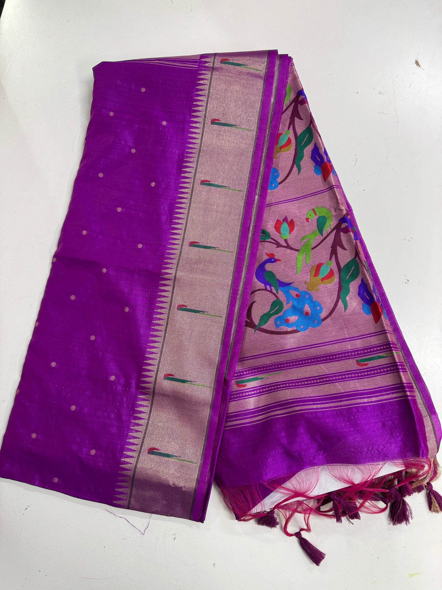 Tassar Paithani saree-SR1171F