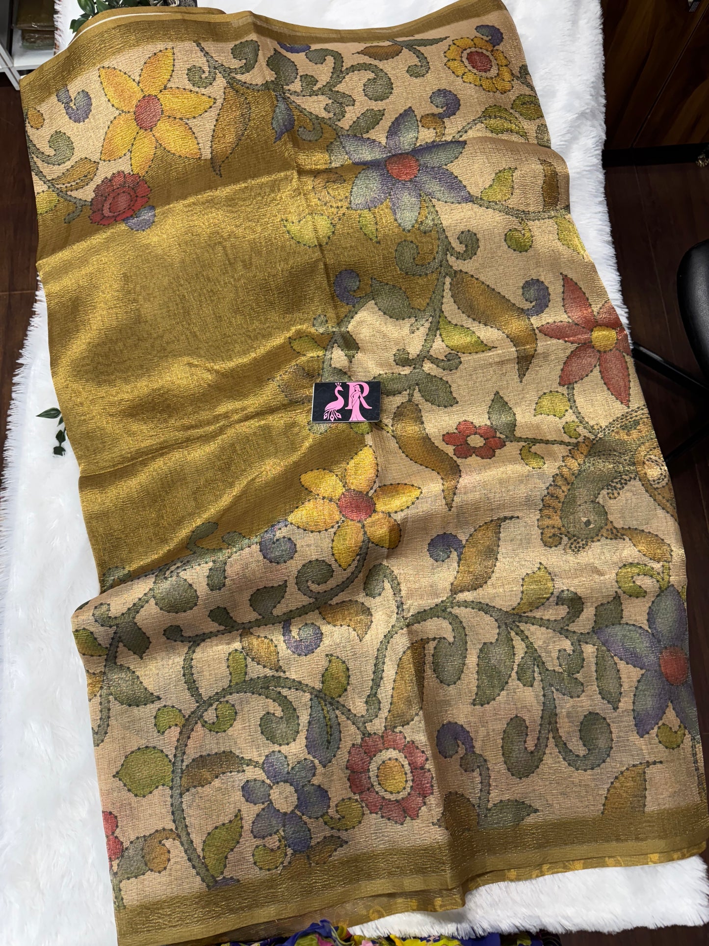 Crush Kota Kalamkari saree-SR1089A