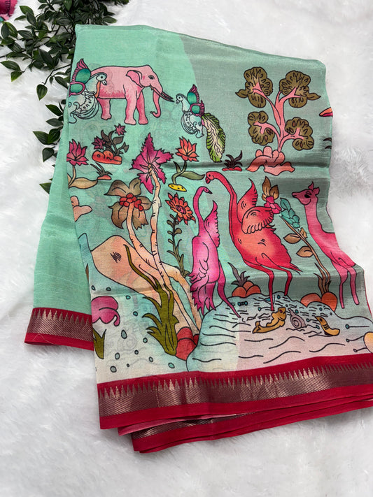 Mangalagiri pattu Kalamkari-SR1102D