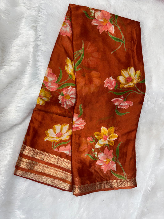 Chinnon digital print saree-SR1210j