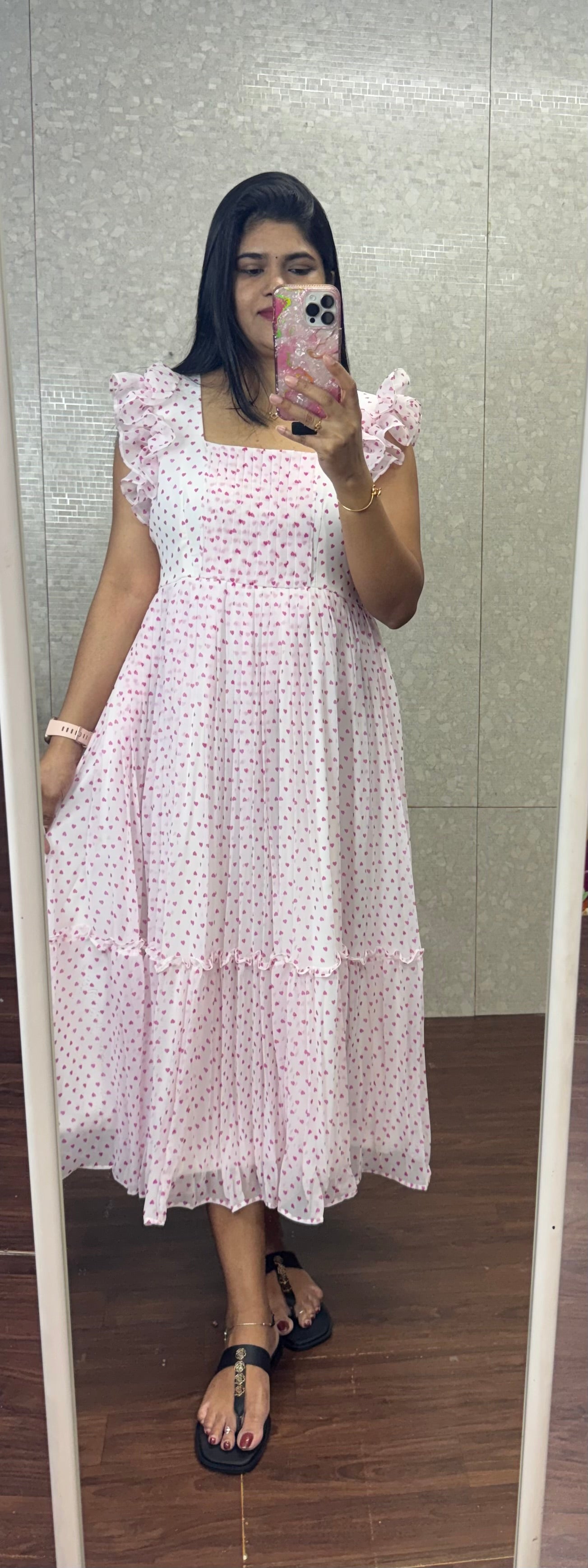 Little hearts frock -SRF1053B